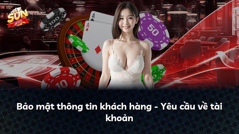 Bảo mật thông tin khách hàng - Yêu cầu về tài khoản