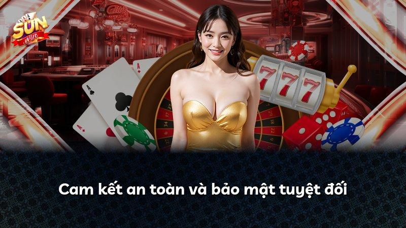 Cam kết an toàn và bảo mật tuyệt đối