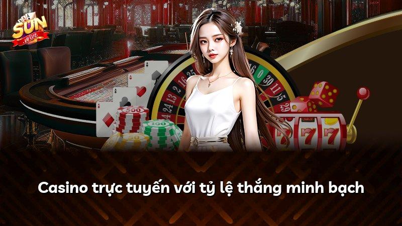Casino trực tuyến với tỷ lệ thắng minh bạch
