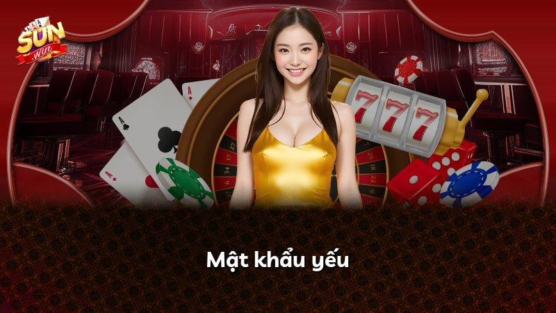 Mật khẩu yếu