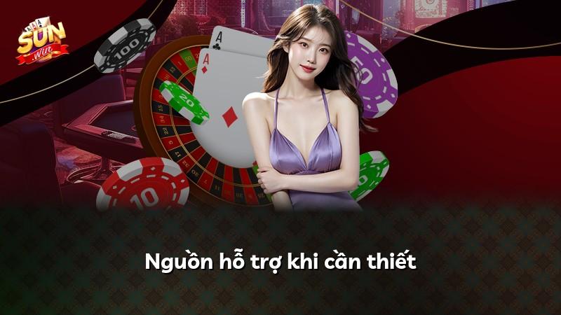 Nguồn hỗ trợ khi cần thiết